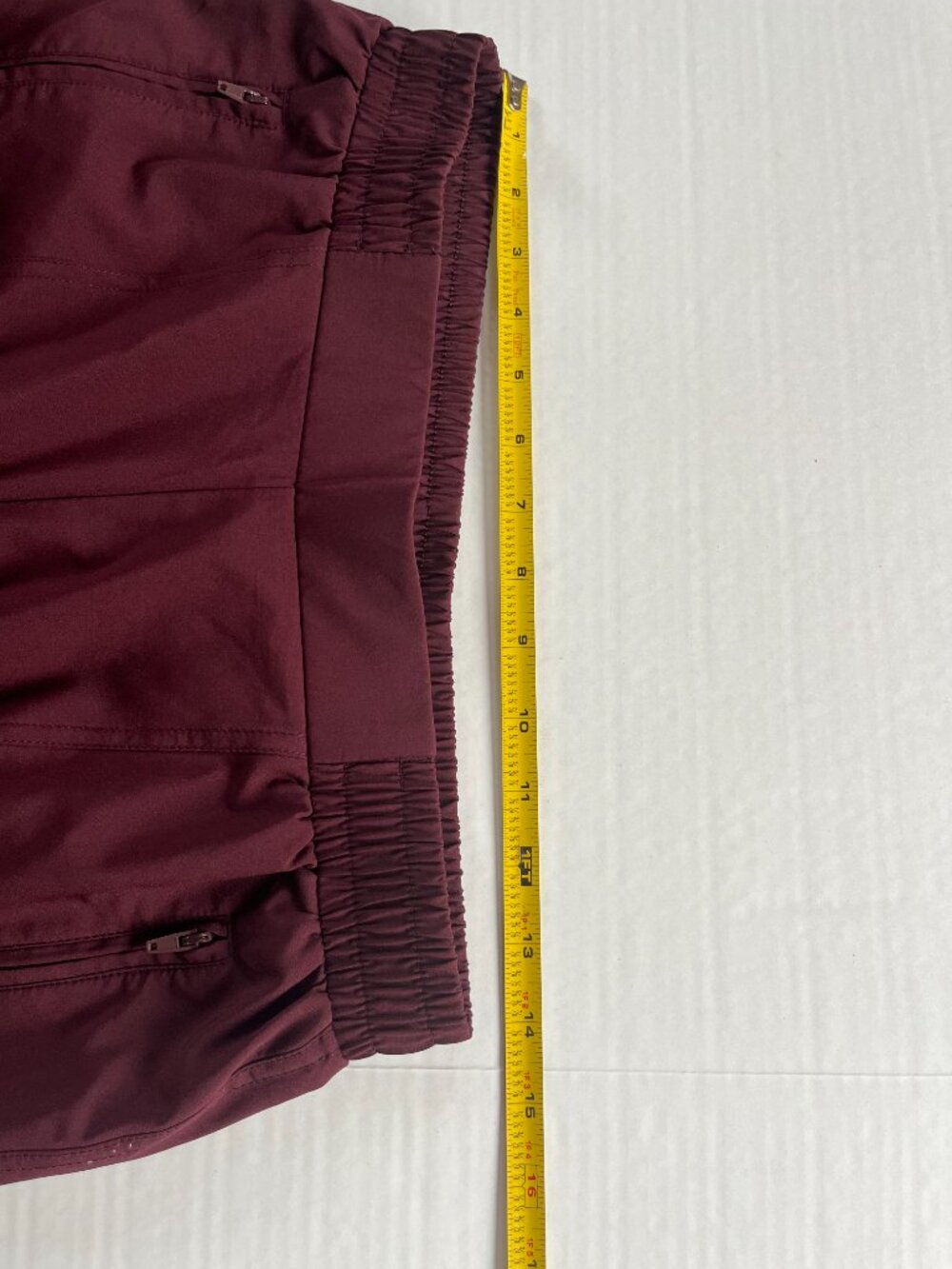 Old Navy Sz M Stretch Brooklyn Heights High Rise Jogger Pants Ankle Zipper - Picture 7 of 10